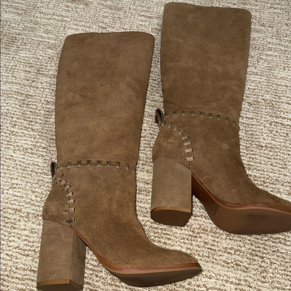 Tory Burch suede knee high boots